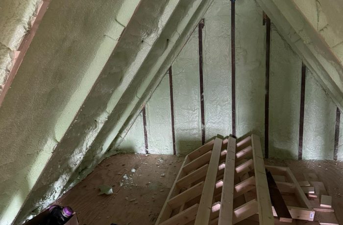 Spray Foam Insulation work from the archive