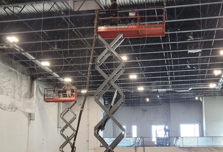 HiBar Fireproofing project from the WeSprayIt archive